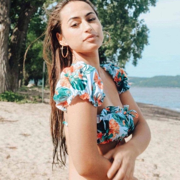 BRAND NEW Zahara Swimwear Angels Set in Tropical - Picture 2 of 6